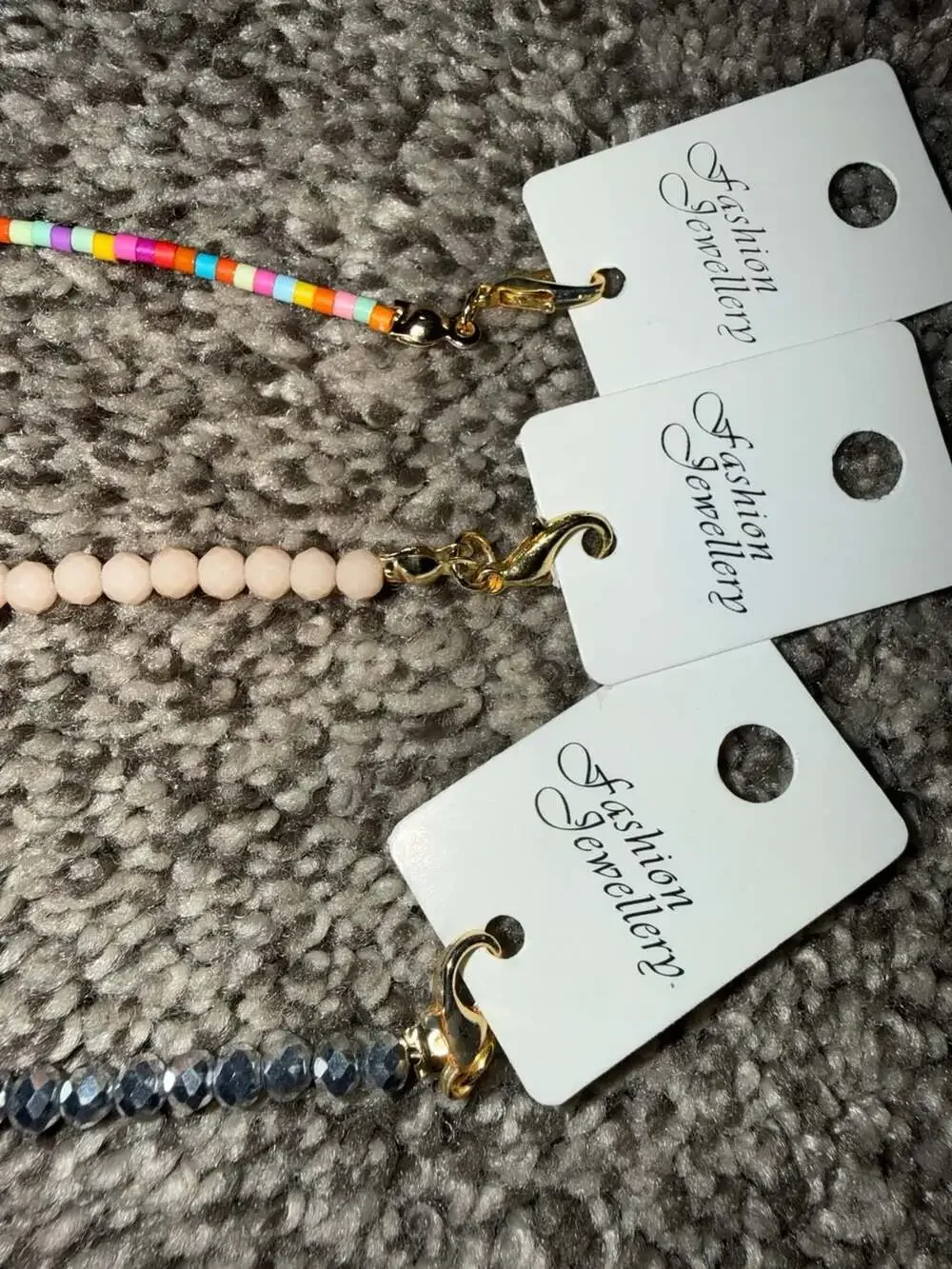 Evil Eye Seed Bead Bracelet Set of 3